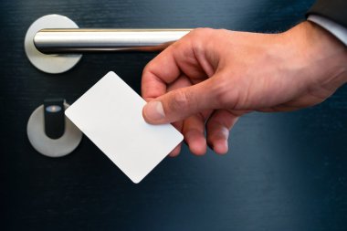 modern otel odasının kapısını için elektronik keycard