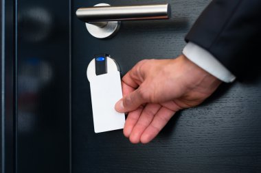 modern otel odasının kapısını için elektronik keycard