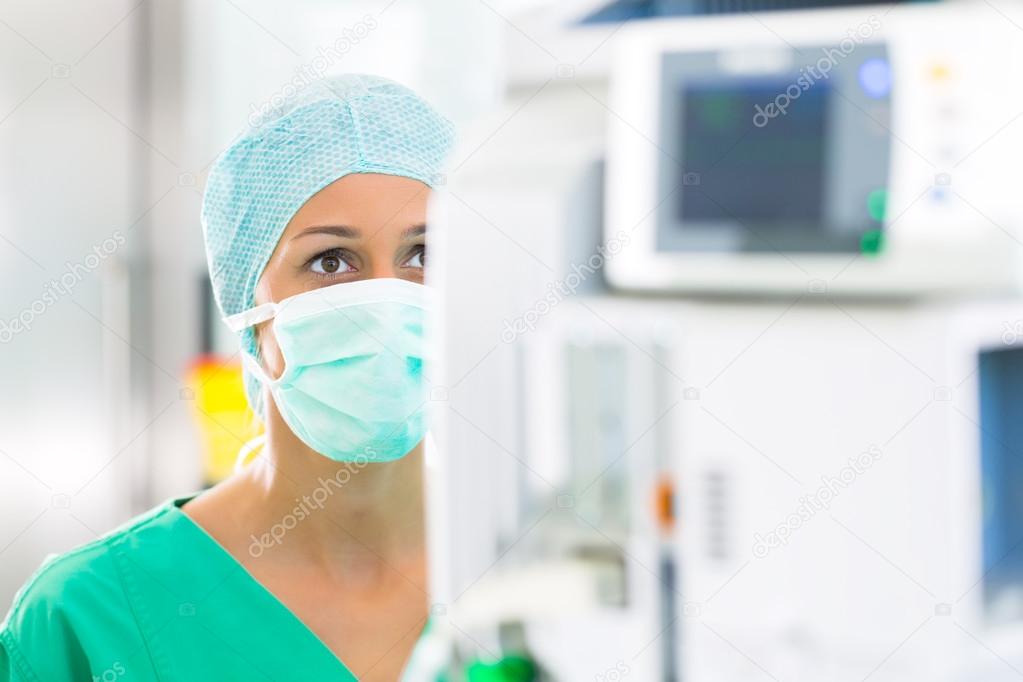 Hospital - doctor or surgeon in operating room