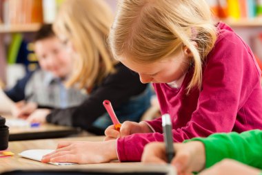 Education - Pupils at school doing homework