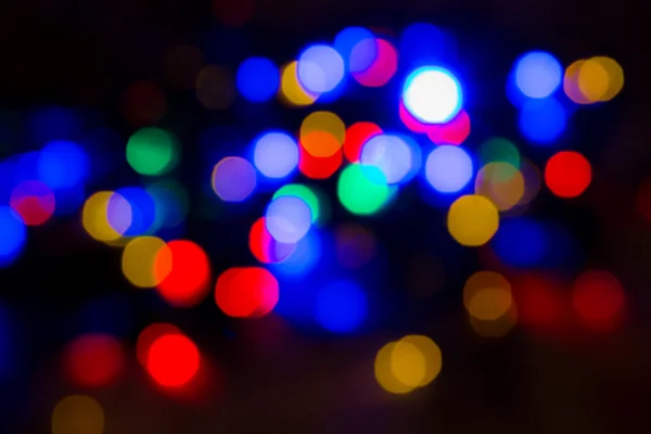 Borrosas luces de Navidad fondo abstracto — Foto de Stock