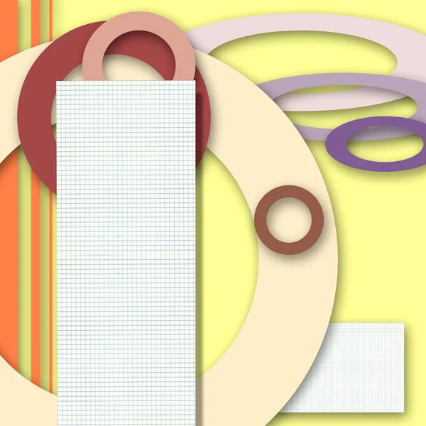 Illustrationen Geometrisches Design Mit Verschiedenen Farben — Stockfoto