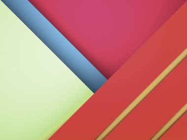 Resimler geometrik tasarım ve farklı renkler