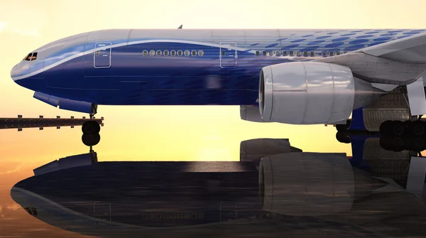 Avión de pasajeros — Foto de Stock