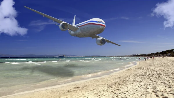 Avión de pasajeros — Foto de Stock