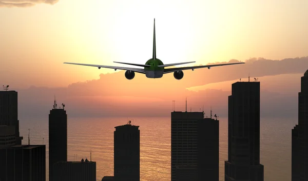 Passenger plane — Stock Photo, Image