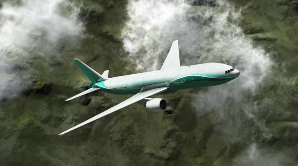 Avión de pasajeros — Foto de Stock