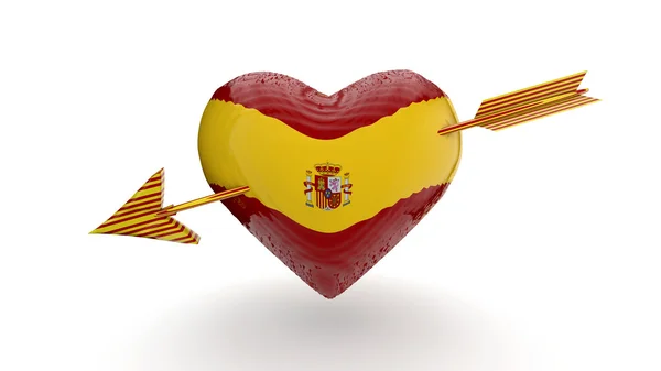 Bandeira espanhola — Fotografia de Stock