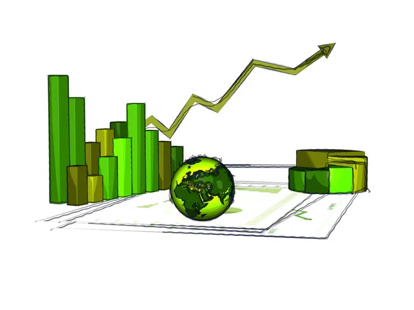 Groene economie — Stockfoto