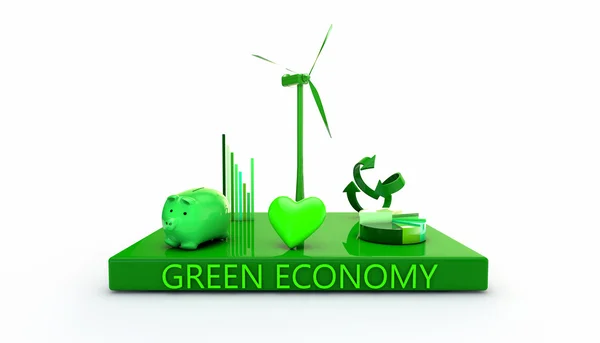 Zelená ekonomika — Stock fotografie