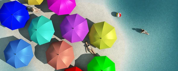 Зонтики — стоковое фото