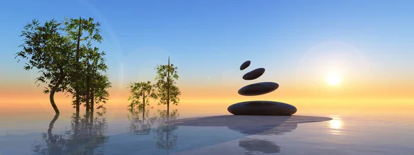 Zen stones — Stock Photo, Image