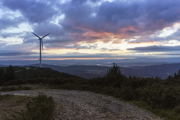 Éoliennes en Galice — Photo
