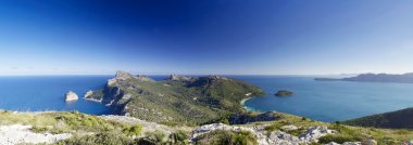  Mayorka, Balear Adaları pelerinle Formentor