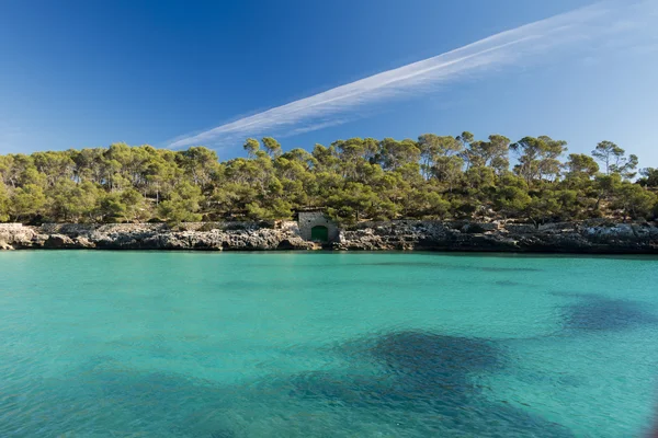 Cala Mondrago an der Küste von Mallorca — Stockfoto