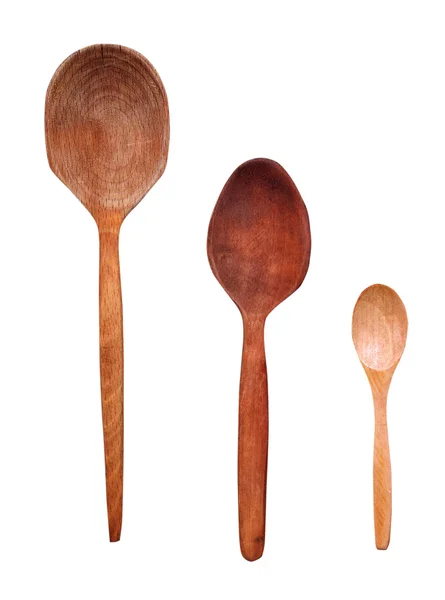 Wooden mixing spoons — Stock Photo, Image