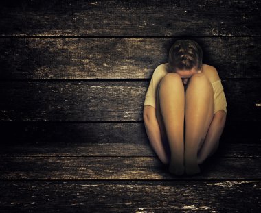 depresyon sahip kadın