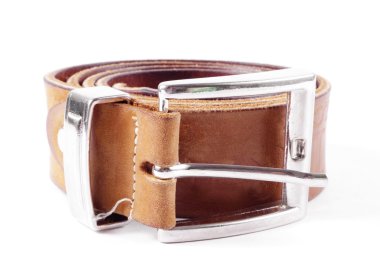 erkek eski deri kemer beyaz