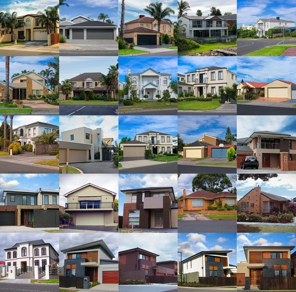 オーストラリアの住宅のセット — ストック写真