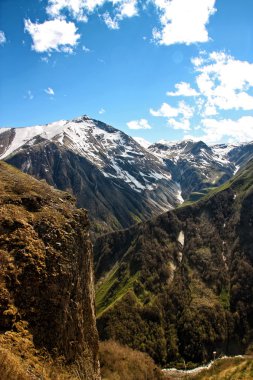 Güzel Gürcü manzara. Georgia, Caucasus