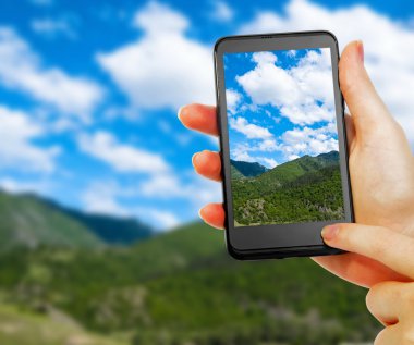 dağ manzarası fotoğraf çekici