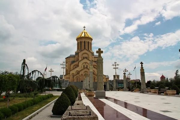 Chiesa della Santissima Trinità a Tbilisi.Georgia — Foto Stock