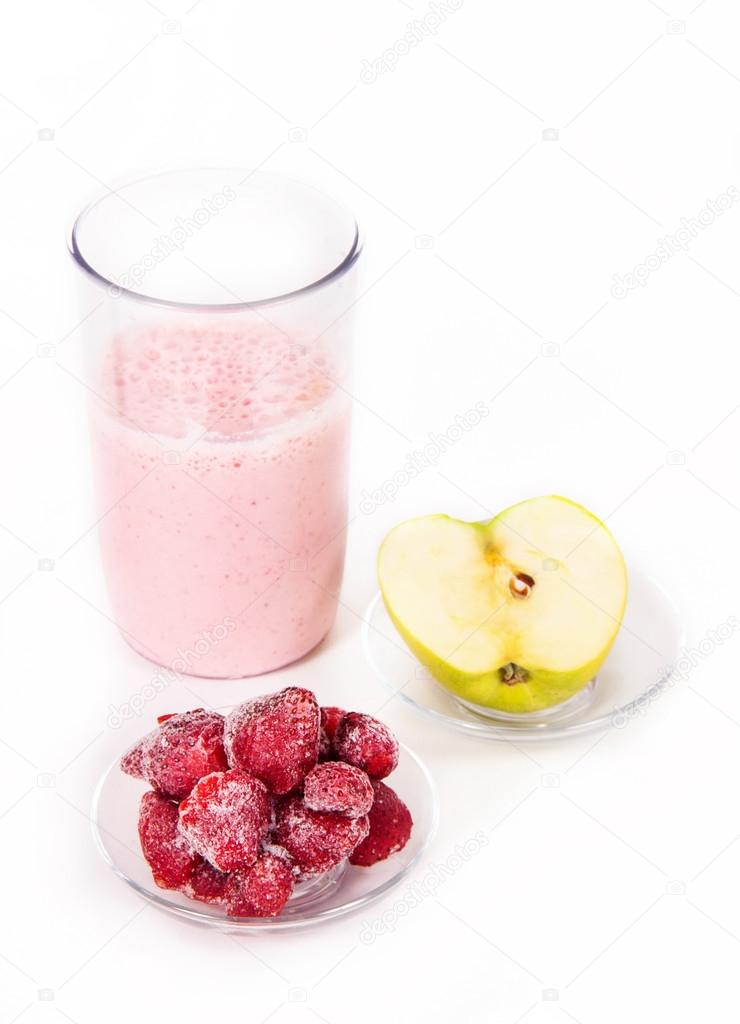 Blender with the frozen fruits — Stock Photo © goglik83 114562332