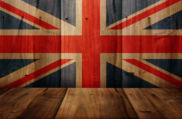 United Kingdom dark flag texture — Stock Photo, Image