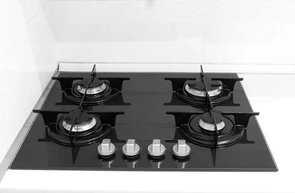 Electric kitchen stove closeup — Stock Photo, Image