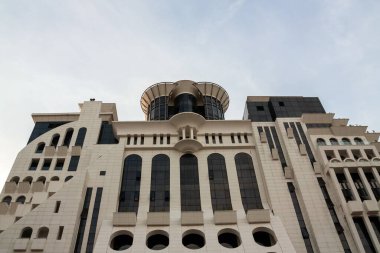 Batum. Gürcistan - 11 Ekim 2020: Batumi 'deki modern konut altyapısı. Georgia