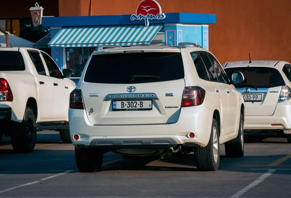 Batumi Georgia Octubre 2020 Toyota Highlander Las Calles Batumi — Foto de Stock