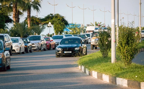 Batumi Gruzja Października 2020 Bmw Ulicy Batumi — Zdjęcie stockowe