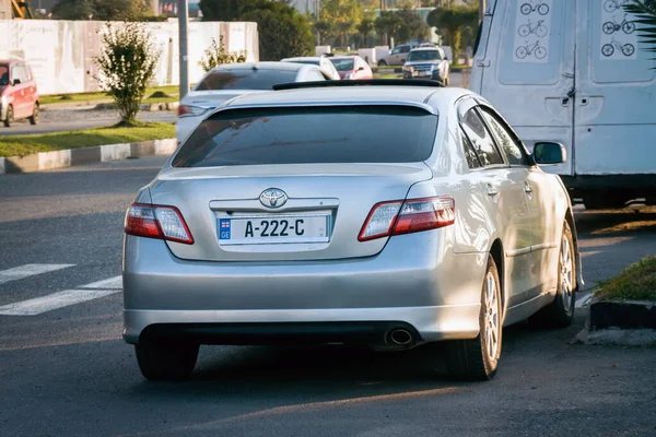 Batumi Georgia Octubre 2020 Toyota Camry Las Calles Batumi — Foto de Stock