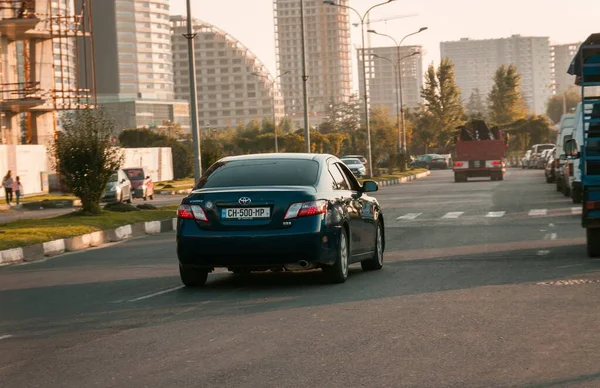 Batumi Georgia Octubre 2020 Toyota Camry Las Calles Batumi — Foto de Stock