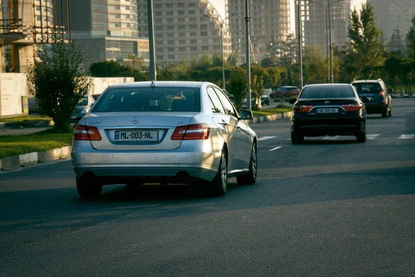 Μπατούμι Γεωργία Οκτωβρίου 2020 Mercedes Τάξη Στους Δρόμους Της Batumi — Φωτογραφία Αρχείου