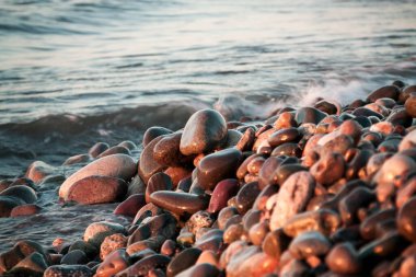 Denizde gün batımı. Batum. Georgia
