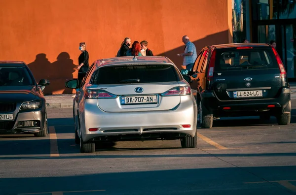 Батумі Грузія Жовтня 2020 Року Лексус Автомобіль Вулицях Батумі — стокове фото