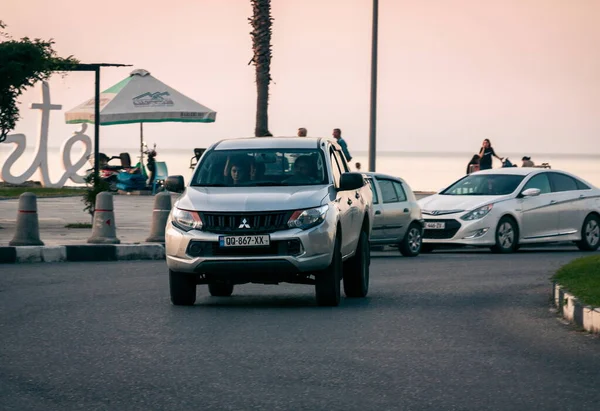 Batumi Georgia Octubre 2020 Mitsubishion Por Las Calles Batum — Foto de Stock