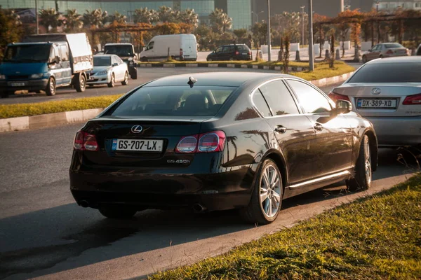 Batumi Gruzie Prosince 2020 Lexus Ulicích Batumi — Stock fotografie