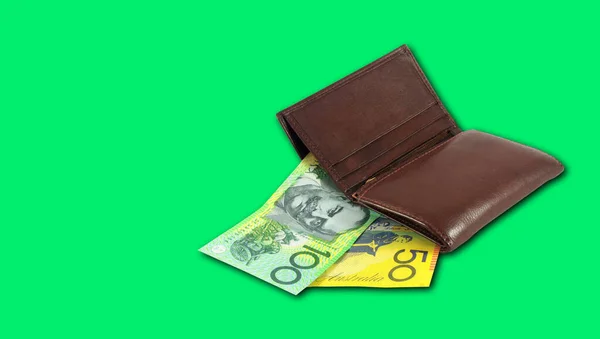 Dólares Australianos Perto Conceito Financeiro — Fotografia de Stock