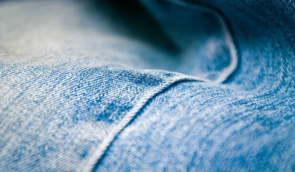 Nahaufnahme Der Abstrakten Jeans Textur — Stockfoto