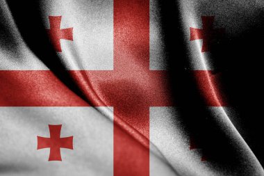 Ülke bayrağı ile soyut pürüzsüz ipek arkaplan