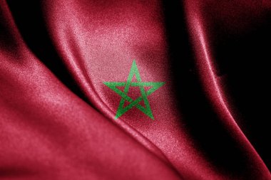 Ülke bayrağı ile soyut pürüzsüz ipek arkaplan