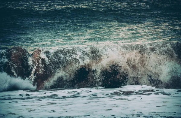 Ondas Detalhes Mar Preto Batumi Geórgia — Fotografia de Stock