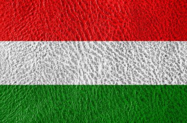 Bayrak ile soyut deri dokusu