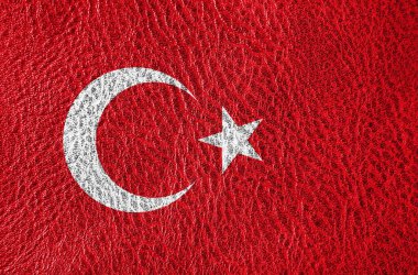 Bayrak ile soyut deri dokusu