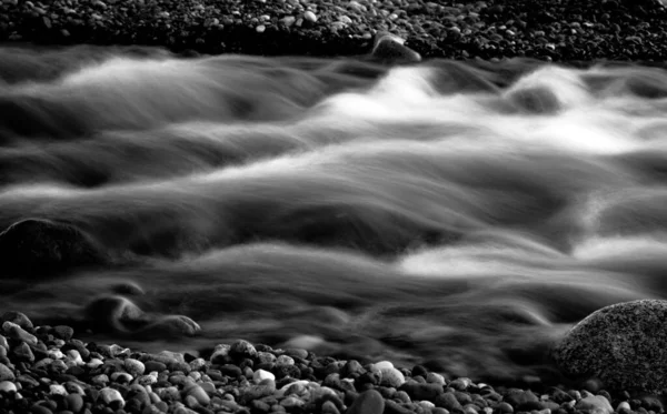 Long Exposure Water Closeup Sea — Stock Photo, Image