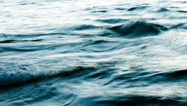 Long Exposure Water Closeup Sea — Stock Photo, Image