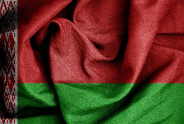 İpek arkaplanda bayrak deseni