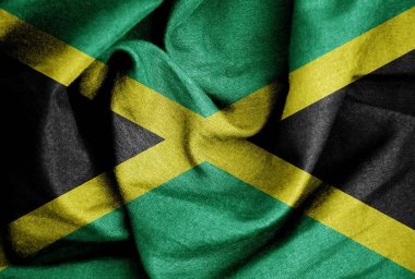 İpek arkaplanda bayrak deseni